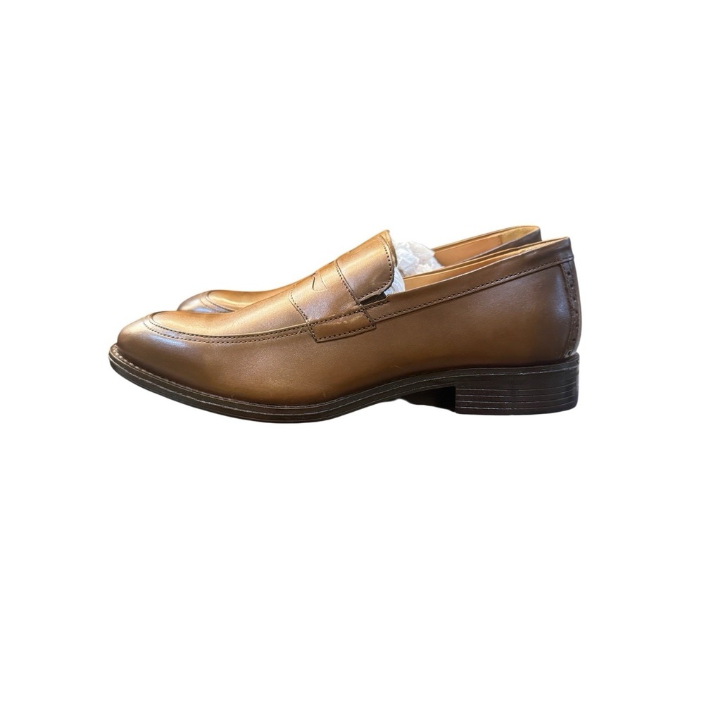 Johnston & Murphy Brown Leather Penny Loafers